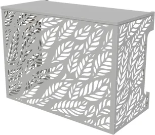 Cache climatisation décoratif : habillage design pour pompe à chaleur et climatisation